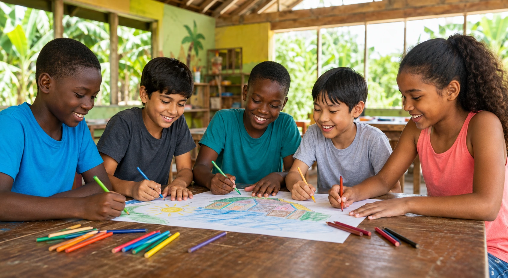 Children supported by the Foundation